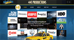 Desktop Screenshot of 441productions.com